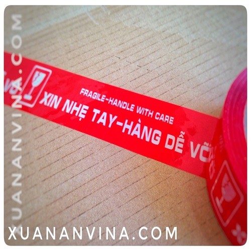 Băng keo in hướng dẫn an toàn